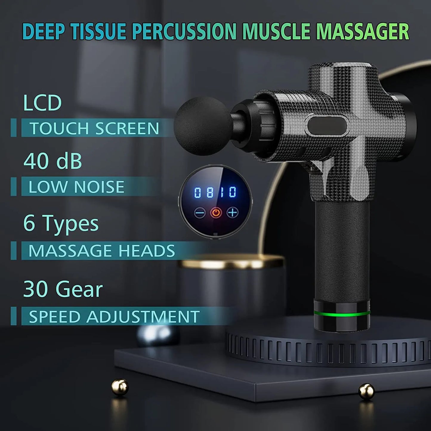 Portable FRICTIO Massage Gun